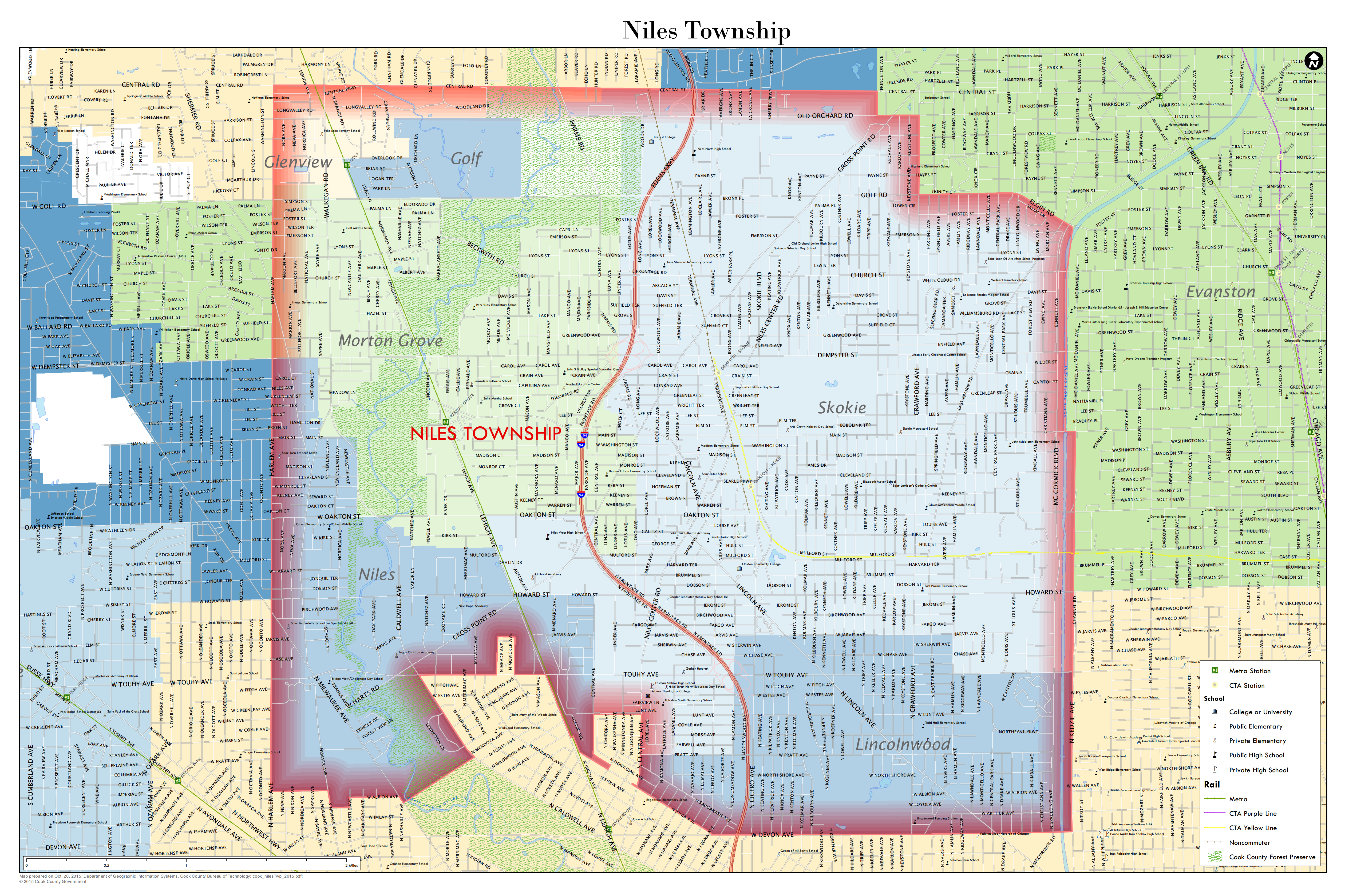 Township Map Niles Township Assessor.